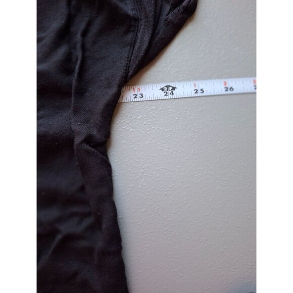 Lucky Brand Womens Tunic Top XL Black Geometric Embroidered Aztec Split Back - Picture 5 of 6